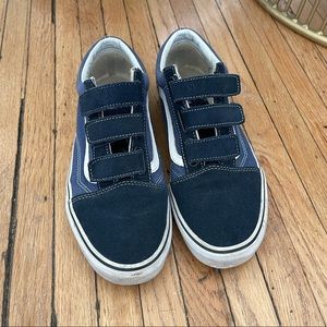 Two tone Velcro Vans